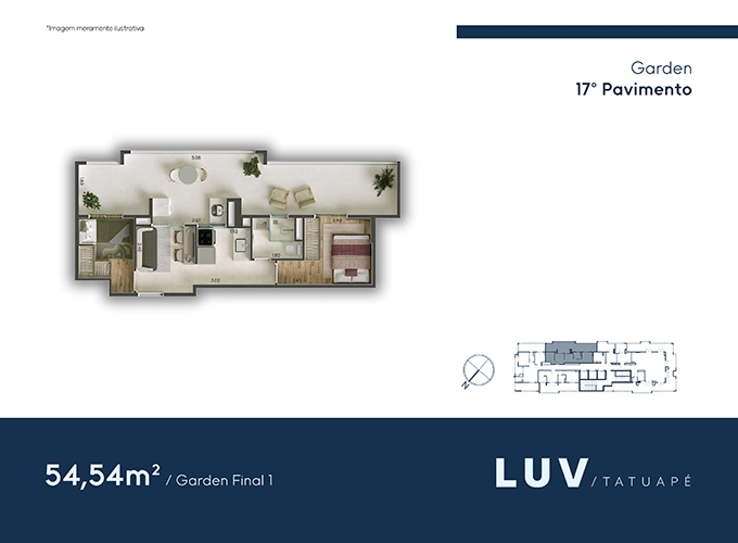 27.Planta Final 1 - 31,62m² Garden - 17º