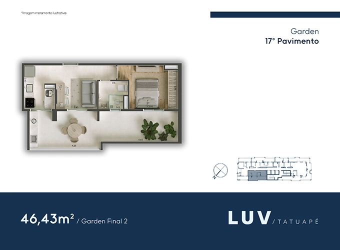 28.Planta Final 2 - 28,97m² Garden - 17º