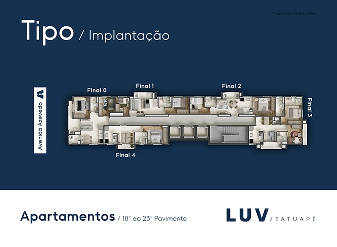 29.Implantação 18º ao 23º Pavimento