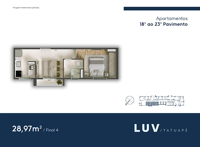 32.Planta - 28,97m² - 18º ao 23º